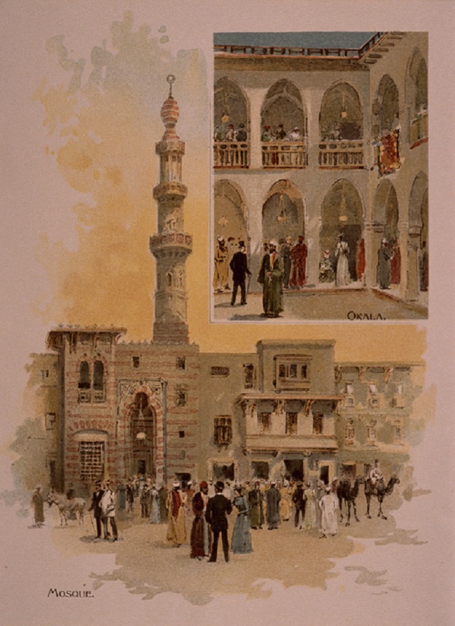 تقول بعض الآراء أن مسجد الجناح المصري بمعرض شيكاغو هو أول مسجد يقام في أمريكا