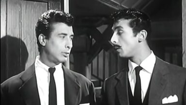 ميمو رمسيس وجمال رمسيس في مشهد من فيلم إسماعيل ياسين بوليس سري
