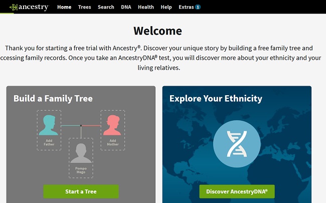 موقع ancestry الأمريكي